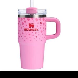 Stanley Pink Heart Pattern Party Mug